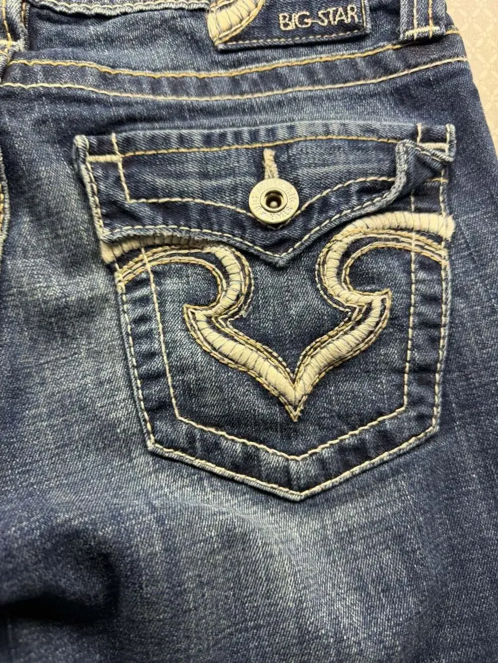 Big Star Remy Low Rise Fit Jeans Size 28R - Picture 13 of 16